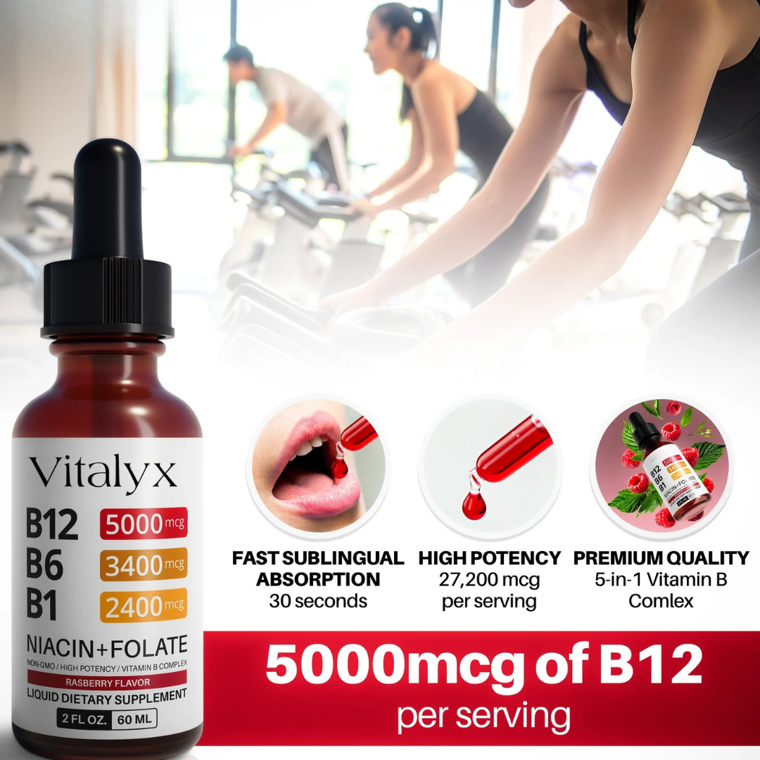 5-in-1 Vitamin B12 Raspberry Flavor