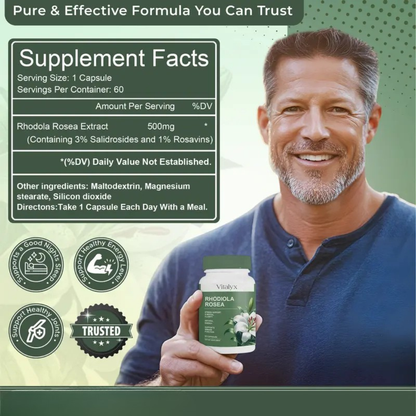 Vitalyx™ Rhodiola Rosea Capsules