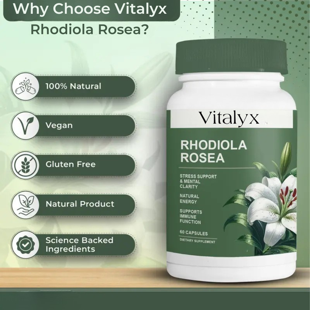 Vitalyx™ Rhodiola Rosea Capsules