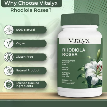 Vitalyx™ Rhodiola Rosea Capsules