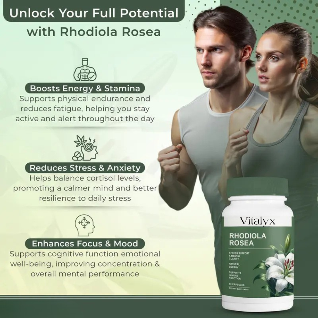 Vitalyx™ Rhodiola Rosea Capsules