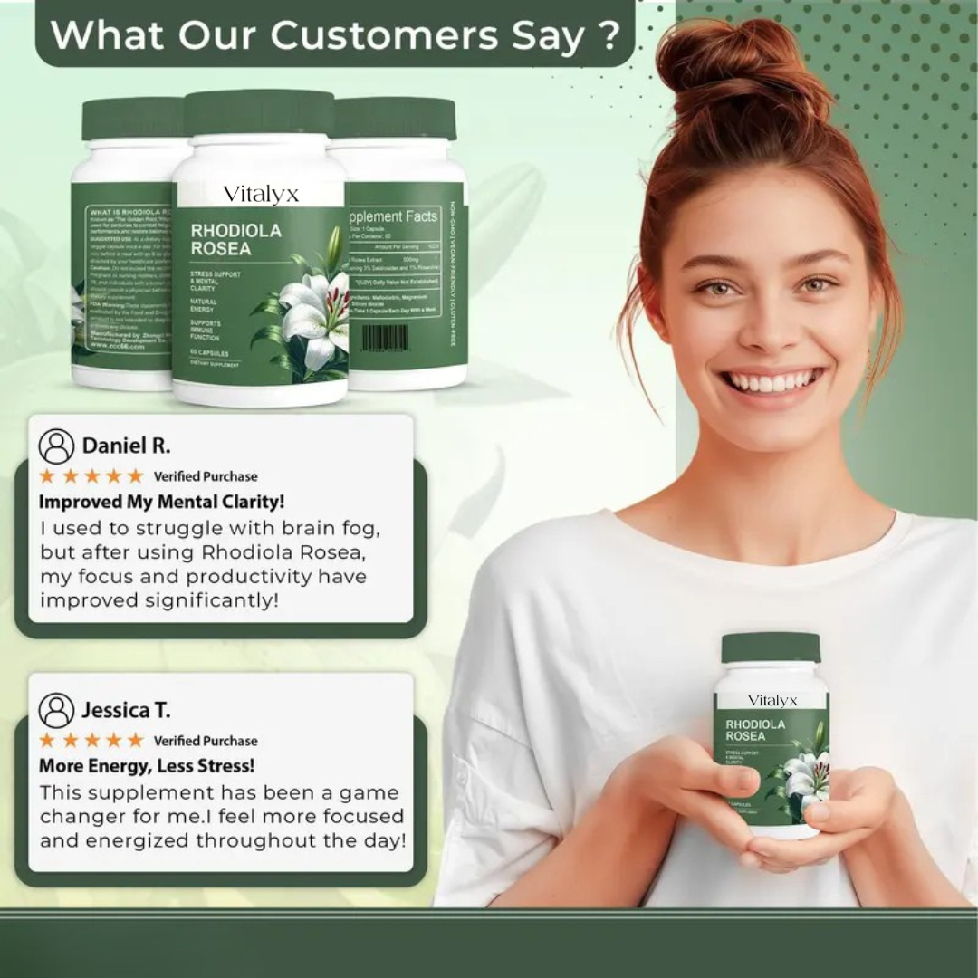 Vitalyx™ Rhodiola Rosea Capsules