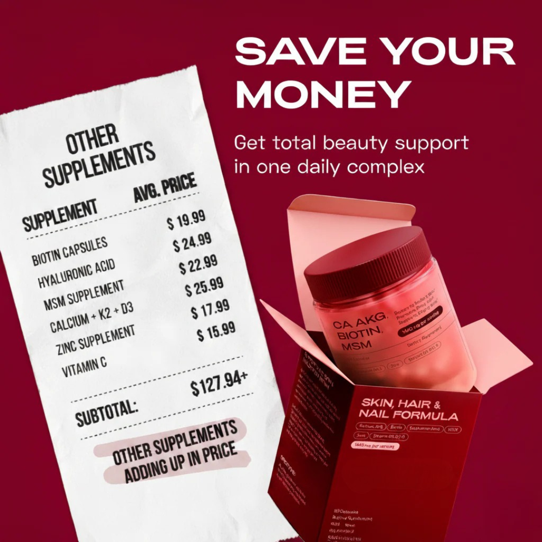 Vitalyx™ Beauty Complex – Ca-AKG, MSM, Hyaluronic Acid, Biotin